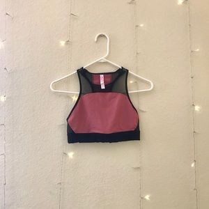 Victoria’s Secret Pink Mesh Racerback Sports Bra